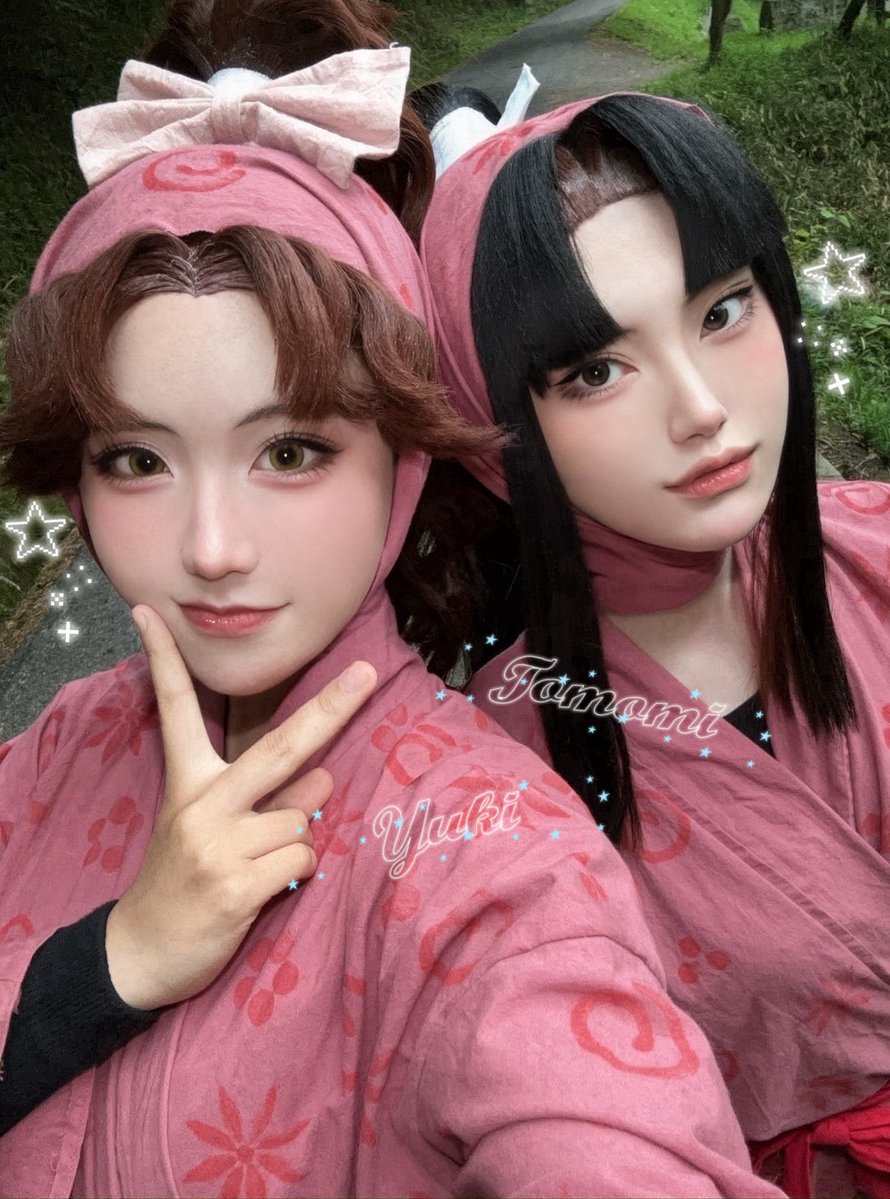 4_yxp's tweet photo. cos.
ユキちゃんとトモミちゃん♩
背景が森すぎる(ᐢᴖ ·̫ ᴖᐢ)👍🏻🌟けど可愛いから🆗🎶 https://t.co/65Ur21LV72