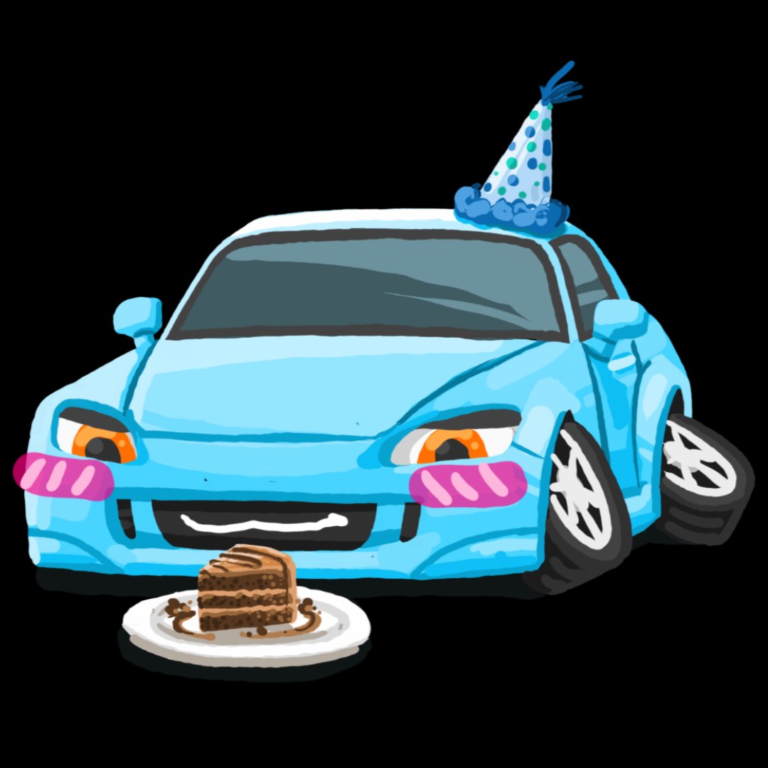 charred_catfish's tweet photo. i hit 1.5 followers >:)) thank you all for sticking around so have this happy honda celebrating with some tasty cake + 1:1 sticker version

#livingmachine #living_machine #carart #honda https://t.co/gwYjPt0sap