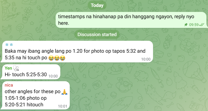 mwmeaniee's tweet photo. mga atecco join kayo sa tg if meron kayo dyan naitatago pang mga videos from hitouch and photo op please please more on 5:20 onwards https://t.co/c3UYuc39T6