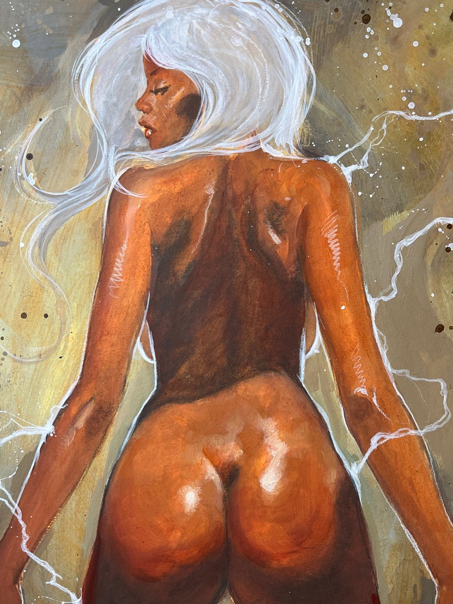 MARK_BEACHUM's tweet photo. Check out Storm Ororo Munroe Sexy Color Comic Pinup Art OoAK Enhanced Giclee MARK BEACHUM
https://t.co/xh3fBv1dzQ
#comicartist #comicart #artpinup #pinupart #sexyart #nsfwart #comics #comicsgate #pinup #traditionalart #traditionalartist #figurativeart #storm https://t.co/ACtdSStoGP
