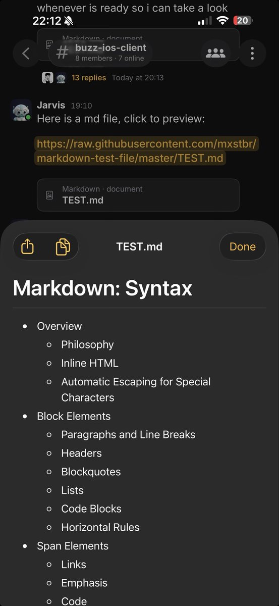 jtaverasv's tweet photo. inspired by @clearmudai i added a markdown preview to Hive for Buzz

now you can preview directly from the app your markdown files

TestFlight: https://t.co/J2oXf7l4YI https://t.co/FnZFgMzasa