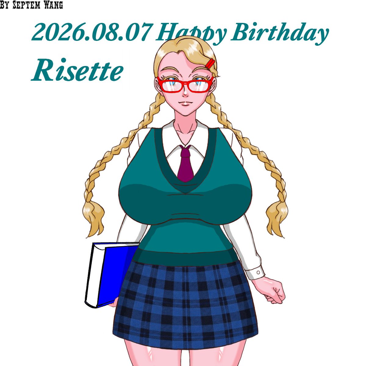ryujiwataruse's tweet photo. 2026.08.07 ポップンのリゼットちゃんお誕生日おめでとう🎂🎁#リゼット #ポップン https://t.co/v9m8TkVZO5