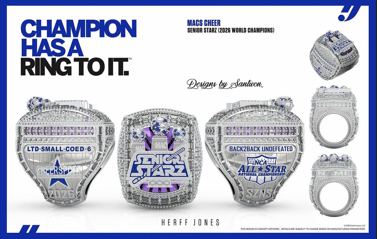 tealcrownse's tweet photo. sr starz undefeated ring 💙💜 https://t.co/6XmlxR83lE