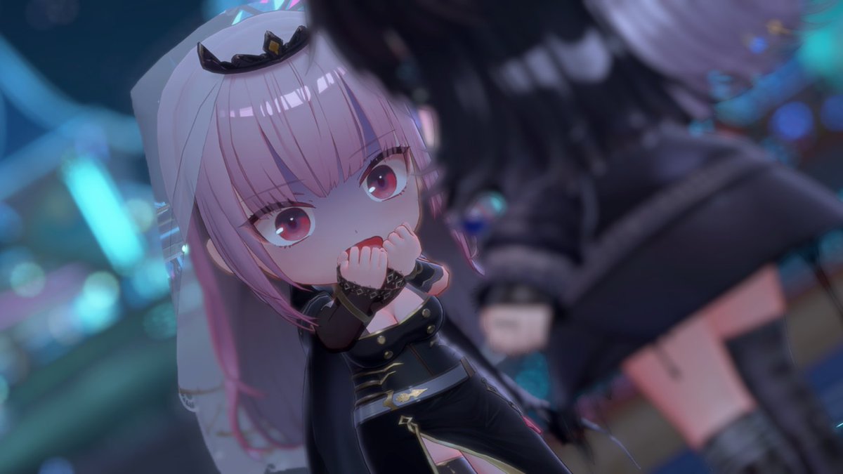 XG3_17's tweet photo. .....What did Shiori say/do...? 💀😱 #holodori #callilust #ShiorinOnAir https://t.co/OI3HQhIQbM