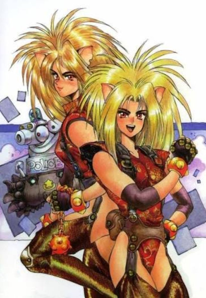GokuDRyuzaki's tweet photo. You know thanks to the new Ghost in the Shell Anime
I'm glad the The Puma Twins, Anna &amp; Uni (from the classic Manga &amp; Anime series Dominion Tank Police) got attention &amp; love
😄👍  😄👍  😄👍 https://t.co/nIfqqs5nR7