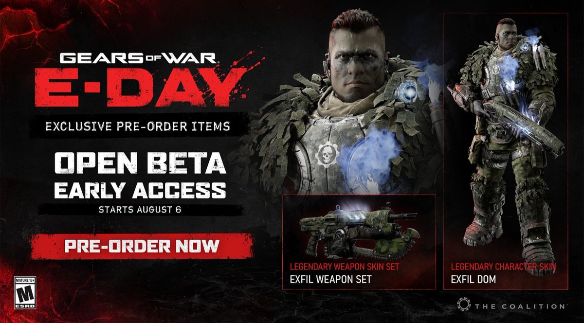 DaLegendaryXbot's tweet photo. Mann I'm having the time of my Gears Of War life 🔥🔥🔥🔥🔥 Just the Open Beta alone is a 10/10 💯 I wonder how well it's running on the PS5 Pro 🤔 Oh wait.. #XboxConsoleExclusive ✅️
#GearsOFWarEDay ✅️ https://t.co/M9koHCjbJV