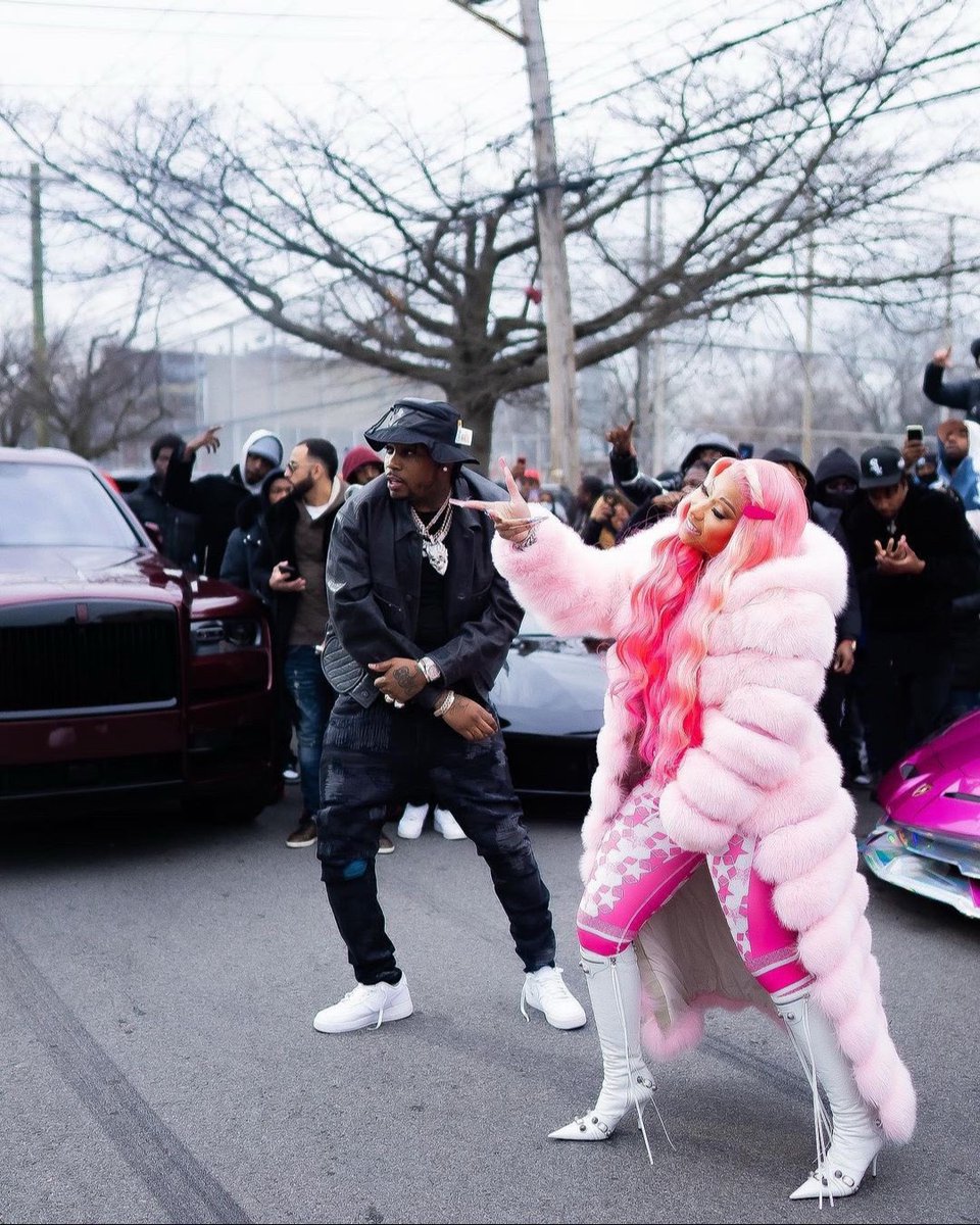 OnikaMaj's tweet photo. Nicki Minaj filming her Music Video We go up (2022). https://t.co/qUs5a0VmcU