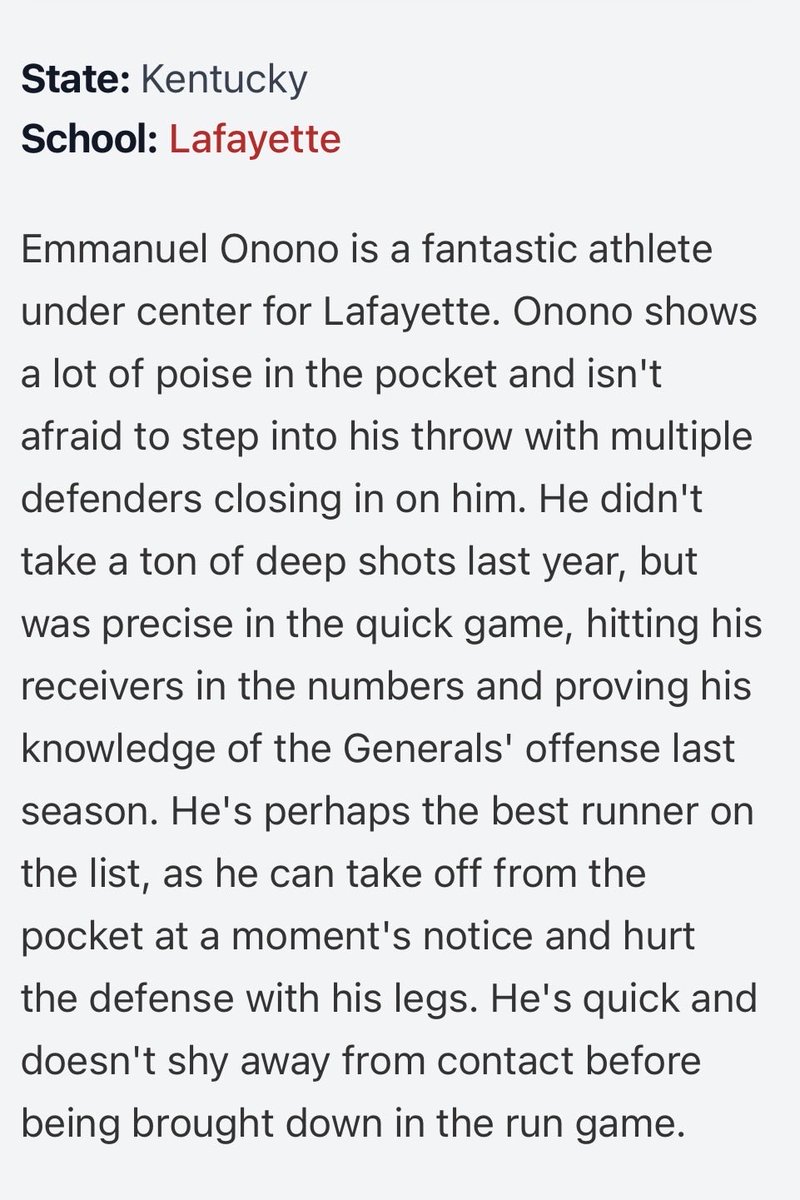 3EmanQB1's tweet photo. Appreciate the write up @PrepRedzoneKY. The journeys is just getting started 💯. https://t.co/51VmiEuB9j