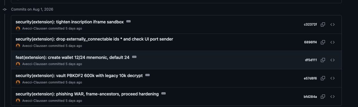 UTXO_Punk's tweet photo. Security by public commit history™
Guys relax, it’s only the vault, memory, permissions and trust model 😂 https://t.co/XsFyWI6252
