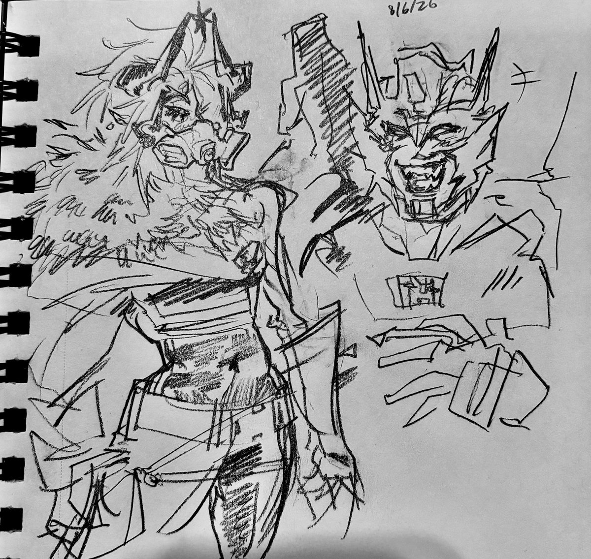 izsheum's tweet photo. Art block so i pulled out the sketchbook from middle school and did whatever https://t.co/8Wh2ah61Qu
