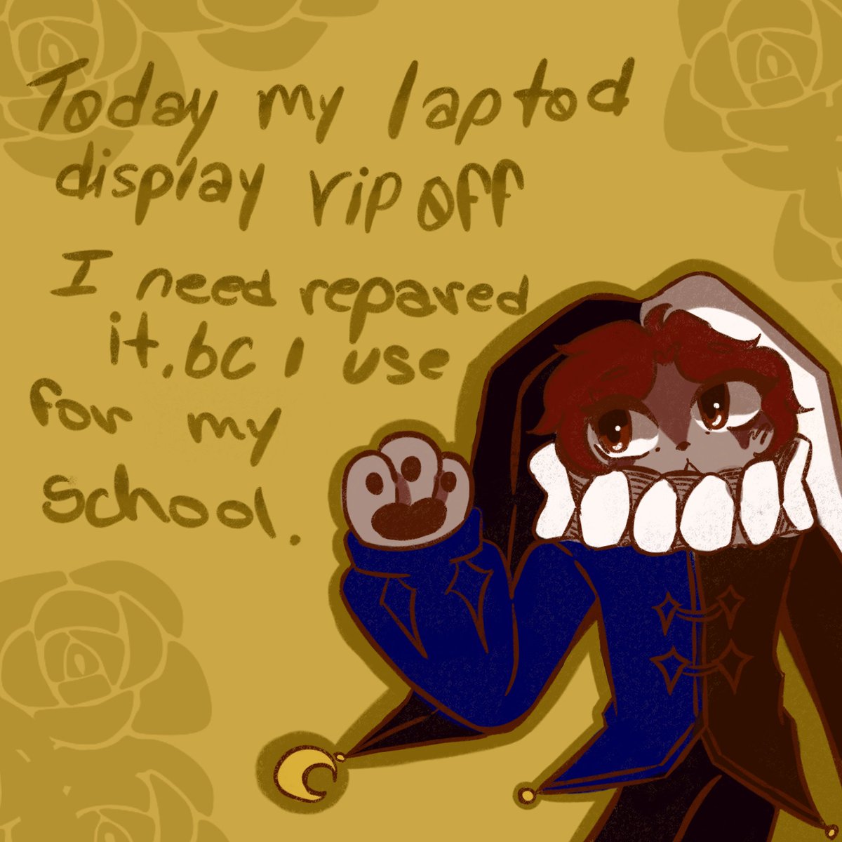 ArrozPoke's tweet photo. PLEASE READ AND REPOST!

Hi my laptop display rip off today and I really need repaired it,bc I make homework and other things about my school here

I have payment on PayPal or Transfer only $ MXN 

Please help me:'(

#commissionㅤ #art  #brawlstars https://t.co/VqKiJ3ML6l