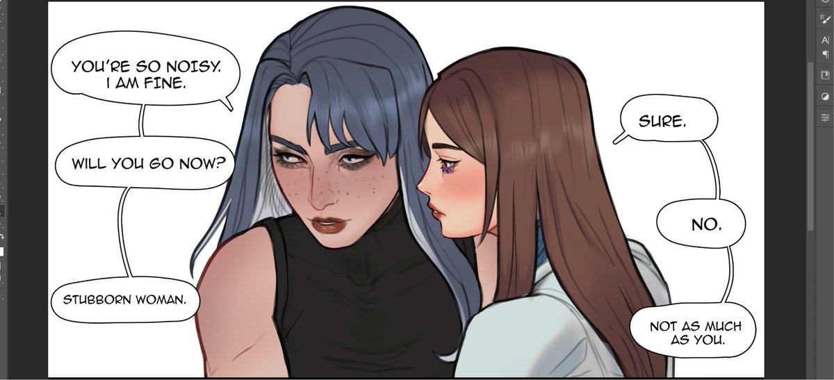 Pani_Lusterko_'s tweet photo. I wonder if I should post my other JJK oc x canon ship here... 🤔My girlie Rosie and Shoko 🫀 https://t.co/IZfi39dqOc