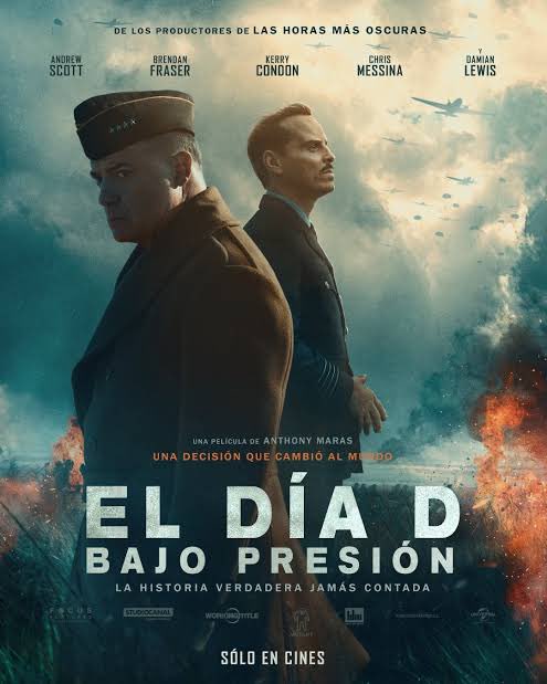 pangelmich's tweet photo. Fui a ver la peli de El día D bajo presión (Pressure) justo hoy se estrenó y me gusto, más si sale el buen Brendan Fraser 💖 y me gustó mucho la actuación de Andrew Scott se ve bien neurodivergente 🤭, y por si no lo habia contado me encantan los documentales y pelis de guerra 😍 https://t.co/RcOF8eFBOl