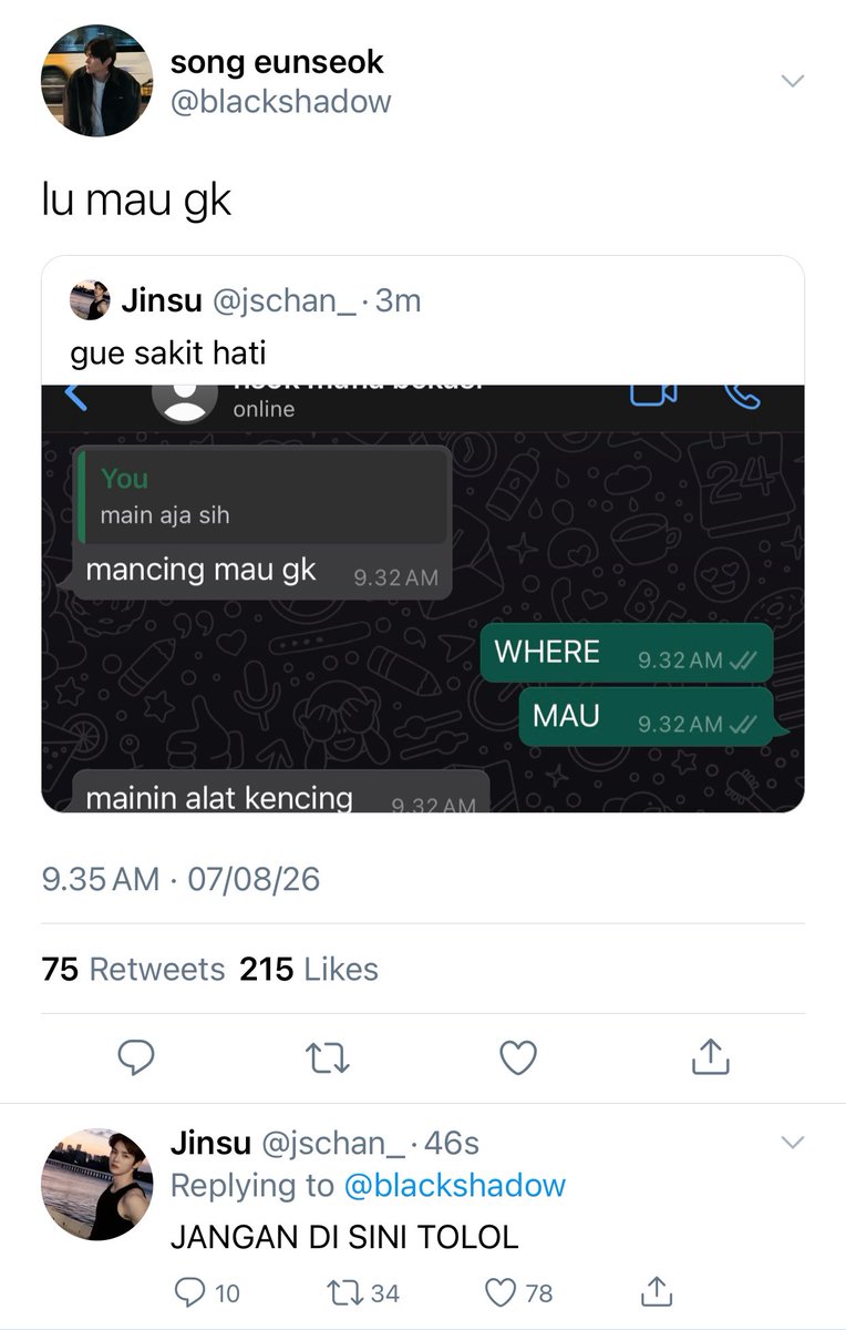 goIdenribbon's tweet photo. — mancing

soksyong one-tweet au! https://t.co/IE62OeXBnz