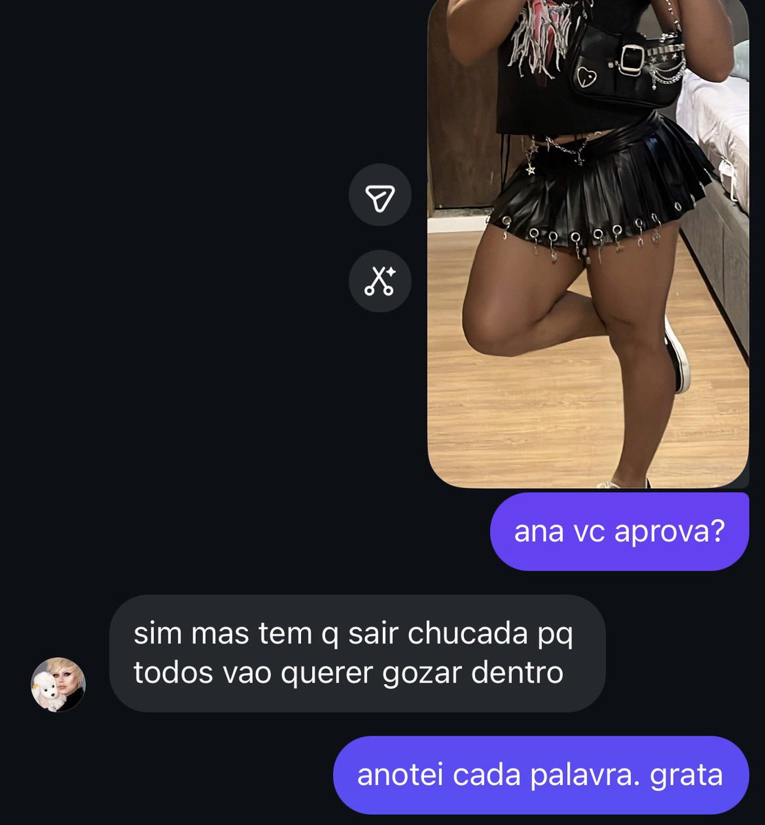 Kyszor's tweet photo. @niltonjuniorsto ela tbm ja me respondeu https://t.co/AqJsnIxqor