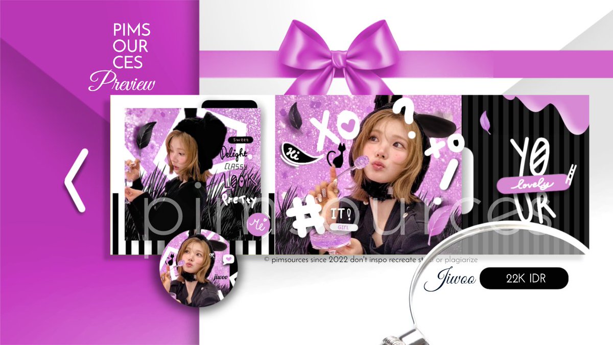 _pimsources's tweet photo. Help repost please thank you 🐈‍⬛

Please welcome our lovely muse, Miss JIWOO 💖 💜

t: #bealanja layout ready stock https://t.co/qhxZSqWuJZ