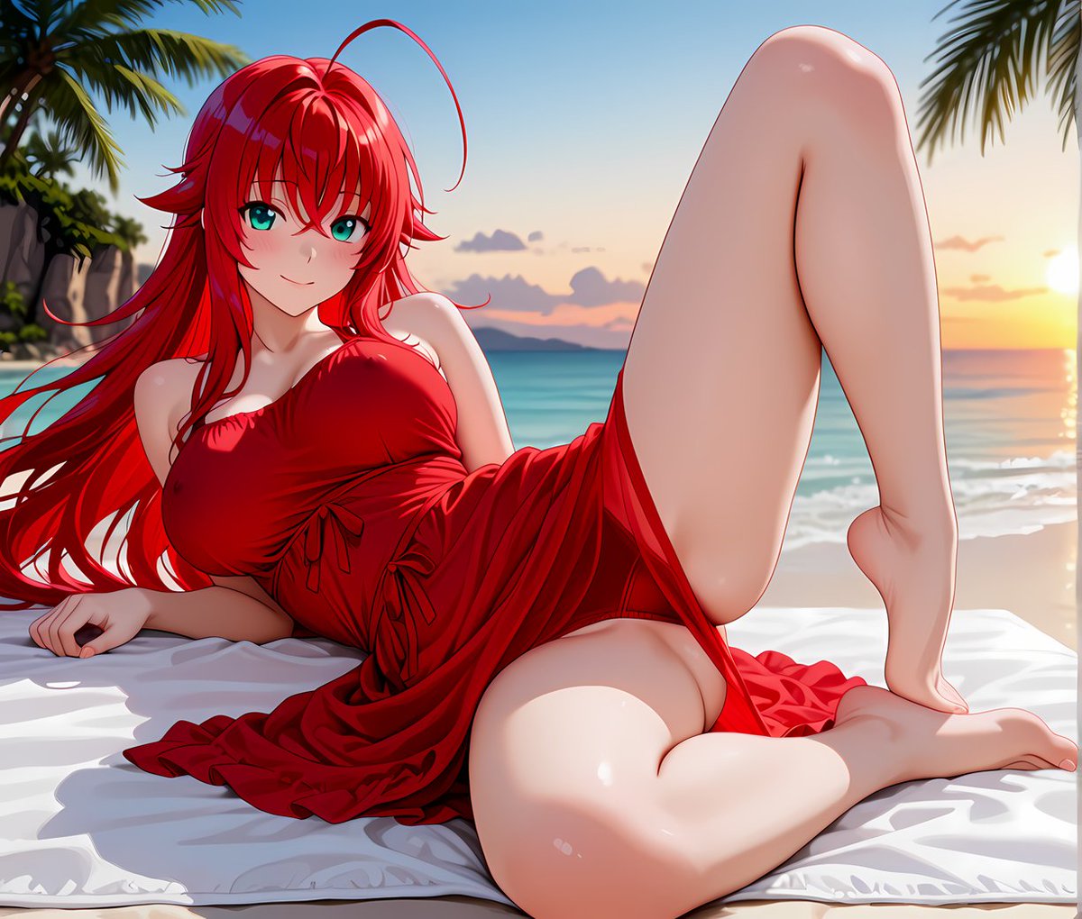 VeloraAIArt's tweet photo. Rias Gremory ❤️ Sunset vibes.
#RiasGremory #HighSchoolDxD #AIArt #AnimeArt https://t.co/6WNRx5UzKg