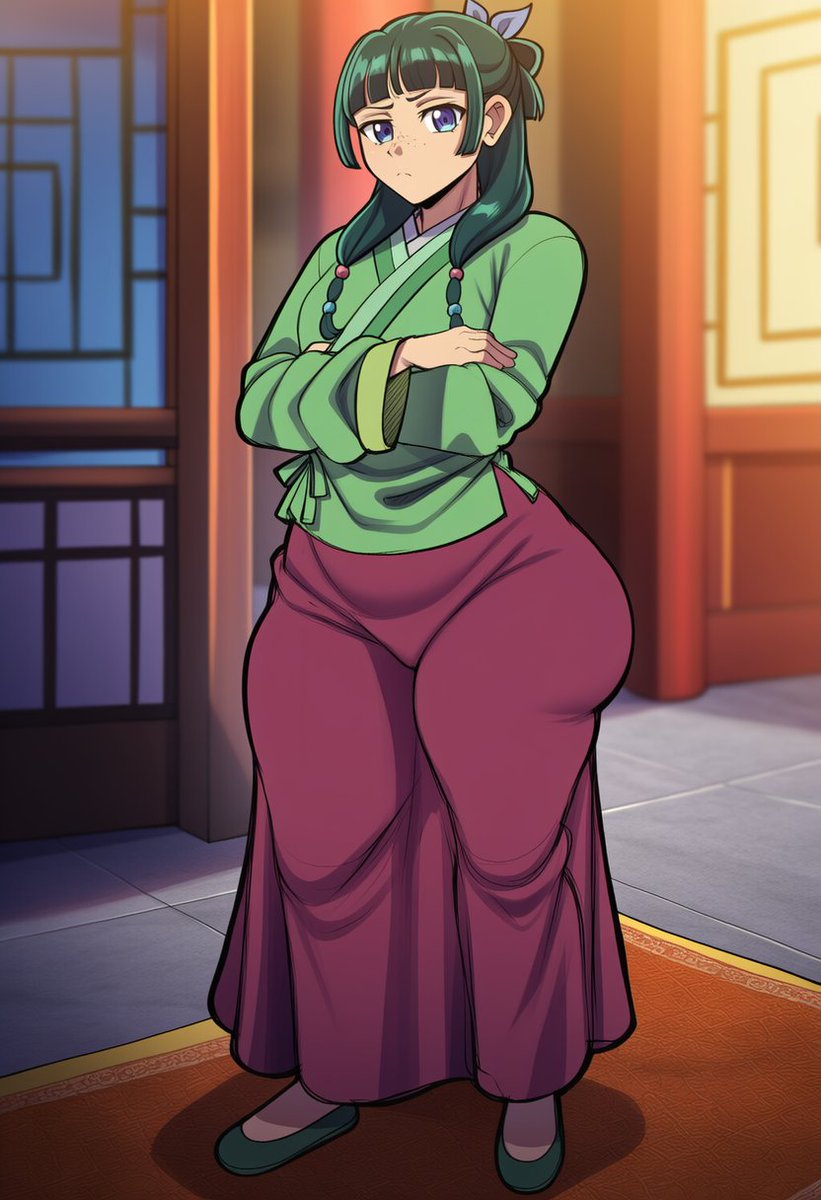 KilerGato's tweet photo. Anime:Los diarios de la boticaria- Maomao   #anime #art #IA #futa #hentaiِ  #culona #tetas De cuerpo completo https://t.co/RemBBJLRfc