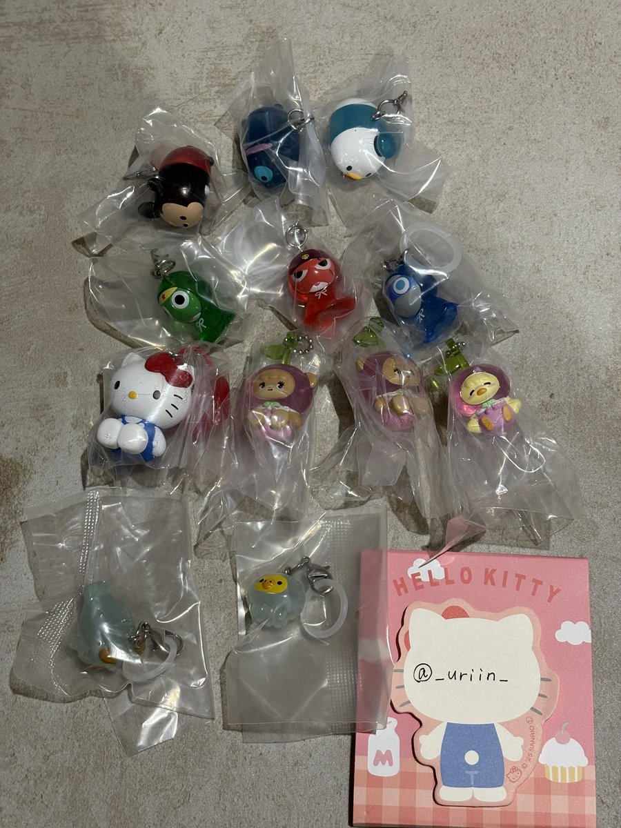 _uriin_'s tweet photo. 【異種交換】
サンリオ　エモきゅん　ツムツム　Lil ala mode　リルアラモード　カラとも　リラックマ　ケロロ軍曹

【譲】画像のもの
【求】エモきゅん2キティ

大阪梅田にて手渡しor郵送
よろしくお願いいたします。 https://t.co/z6ysVJPs9a