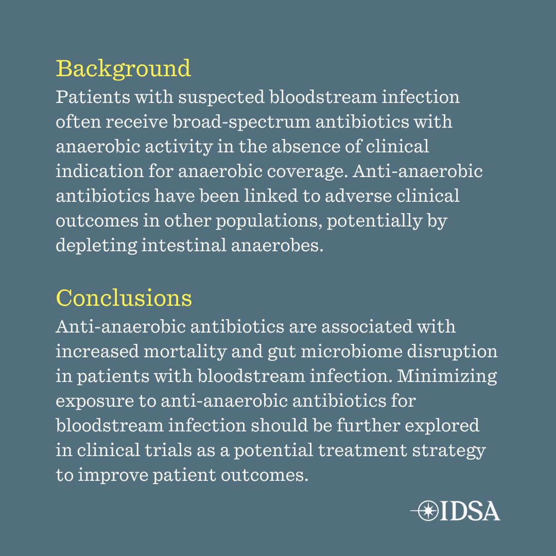 CIDJournal's tweet photo. Association of anti-anaerobic antibiotics with mortality and the gut microbiome: a sub-study of the BALANCE randomized clinical trial

✅ Just Accepted
⭐ Editor's Choice
🔗 https://t.co/301v0rS2TL https://t.co/SZ6NaNWGws