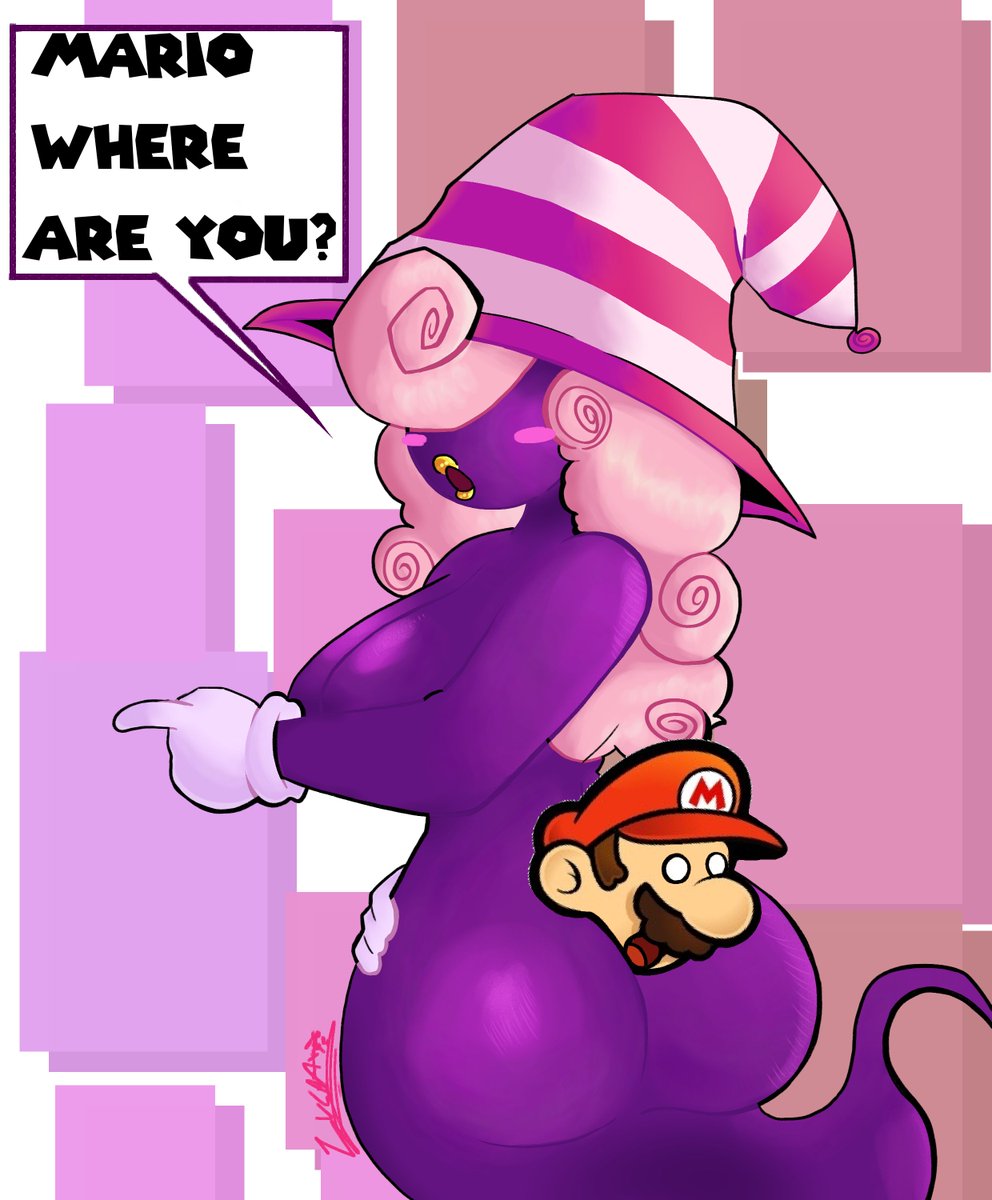 Lucrax7898_2's tweet photo. Vivian trapped Mario
#Superpapermario https://t.co/GbSkF7pFim