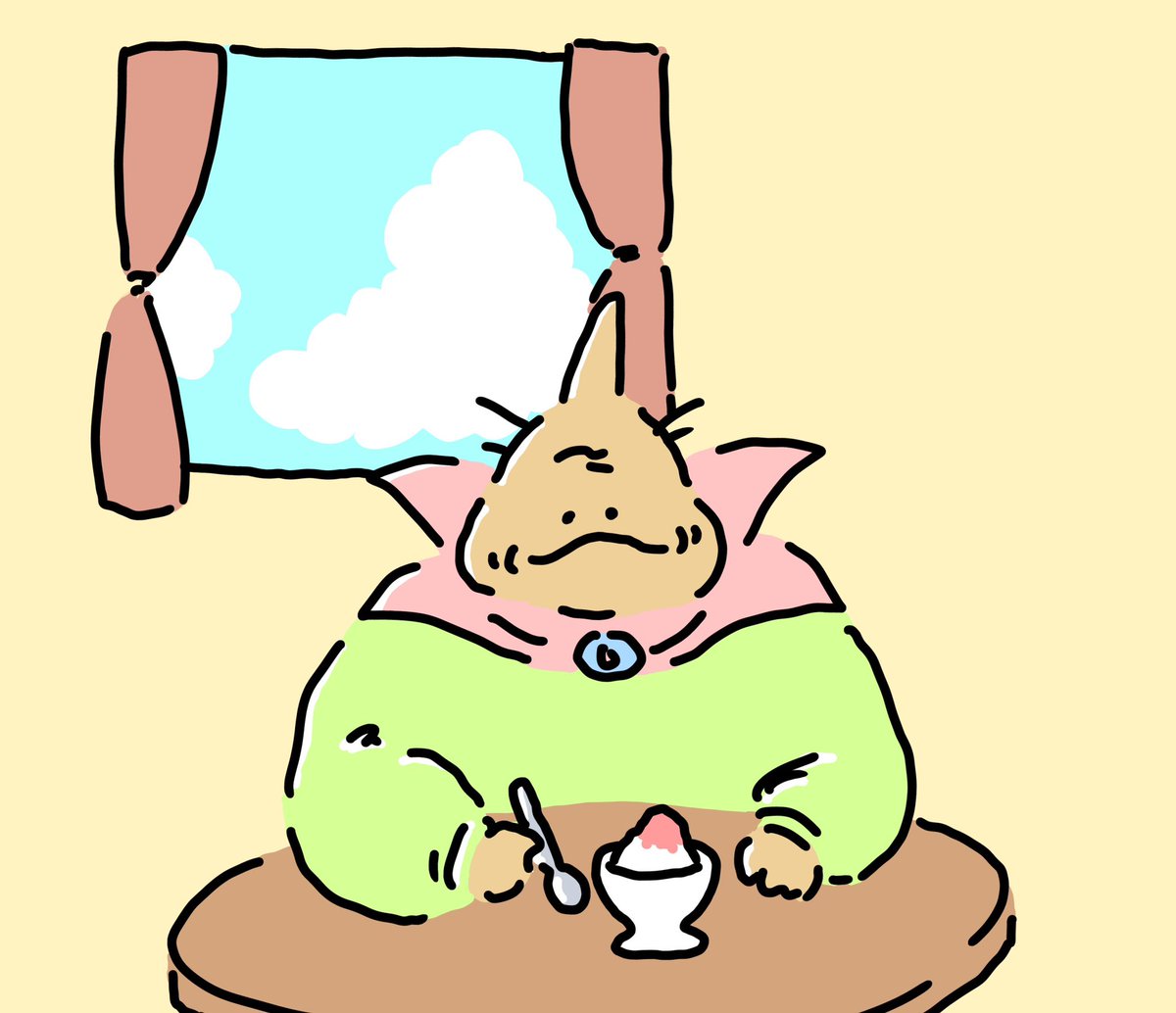dq_oekaki's tweet photo. 暑い日はやっぱりこれだね🍧 https://t.co/nPg3zoFyH8