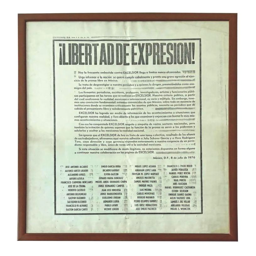 Rigober40495081's tweet photo. @PulsoDLosMedios @AristeguiOnline @juanomarfierro Al final acabará perdiendo @Claudiashein 
Como si no sabe que por más que oculten o restringa la Liberta de Prensa sobrevivirá.
Como LEA y el Excelsior de Scherer.
Como JoLoPo con "No pago para que me peguen"
Mas atrás Profirio Díaz y los Flores Magón.
La historia se repetirá... https://t.co/s3FejpPkKs