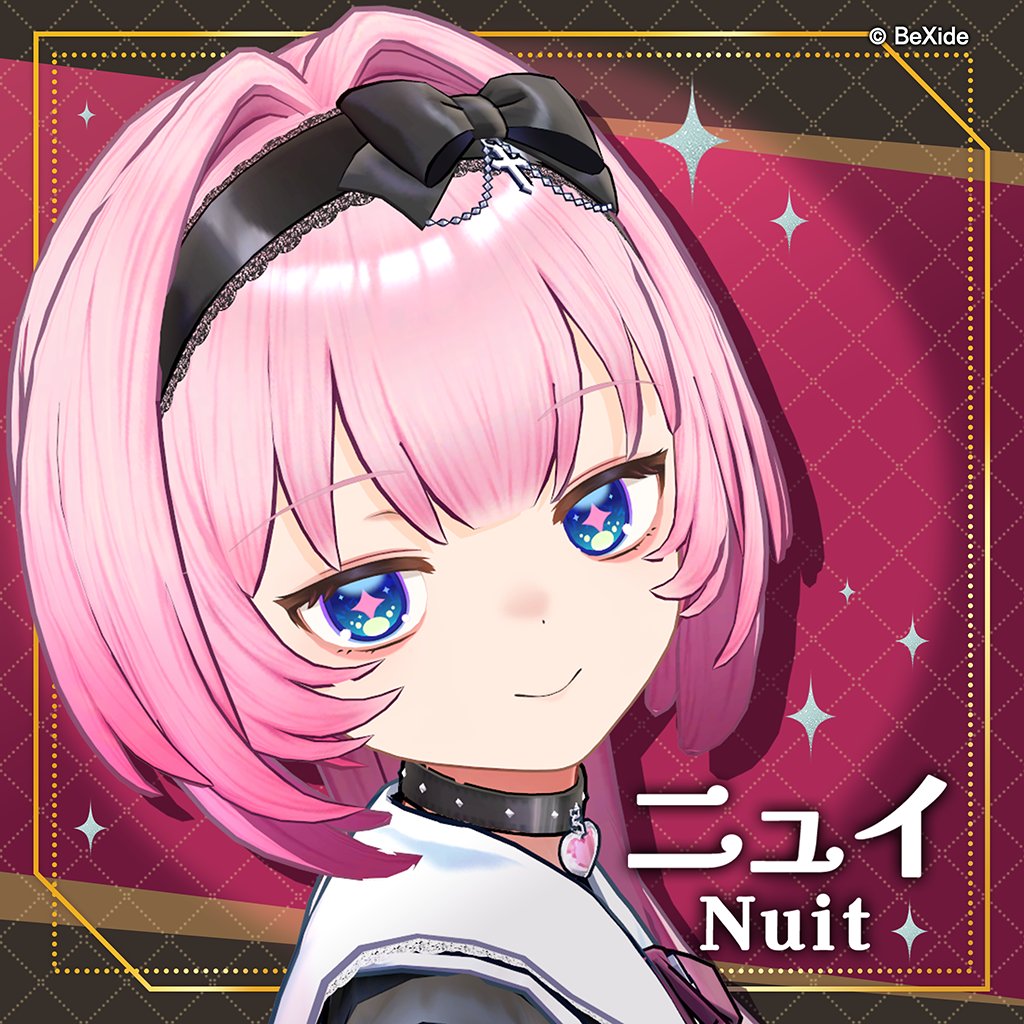 EnterJam's tweet photo. ビサイド初のVRChat専用オリジナルキャラクターが登場！

完全オリジナル3Dモデル『ニュイ（Nuit）』がBOOTHで販売開始。

フルトラッキング対応、発売記念で20％OFFセールも実施中。https://t.co/TIYgGR9Z2p https://t.co/kI60EozkwW