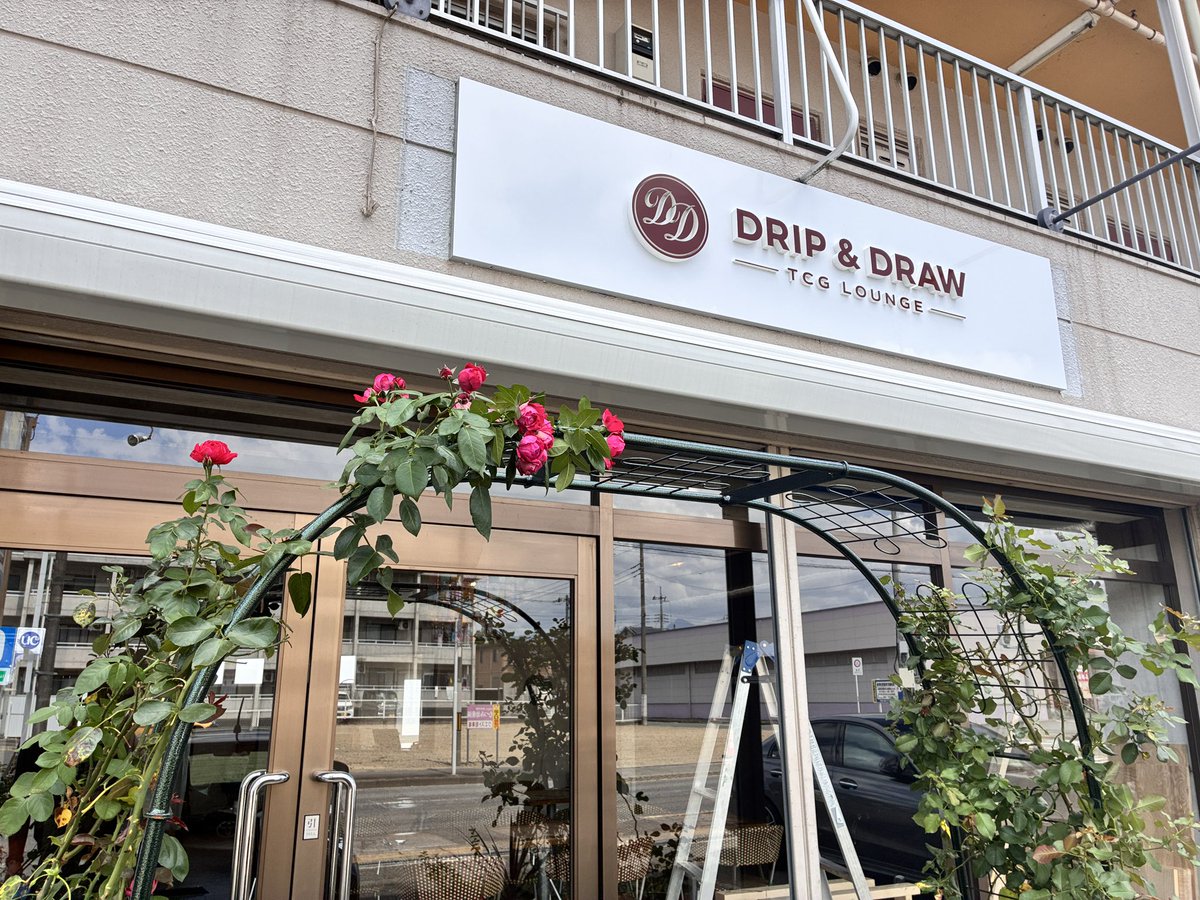 dripdraw_m24m's tweet photo. オープン前に満開で草。

もともとは7月末オープン予定で全然無理でお盆には！って言っててそれも全然無理で、そんなに予定をころころされたらお花さんも困っちゃうよねぇ https://t.co/vajDDtEGpJ