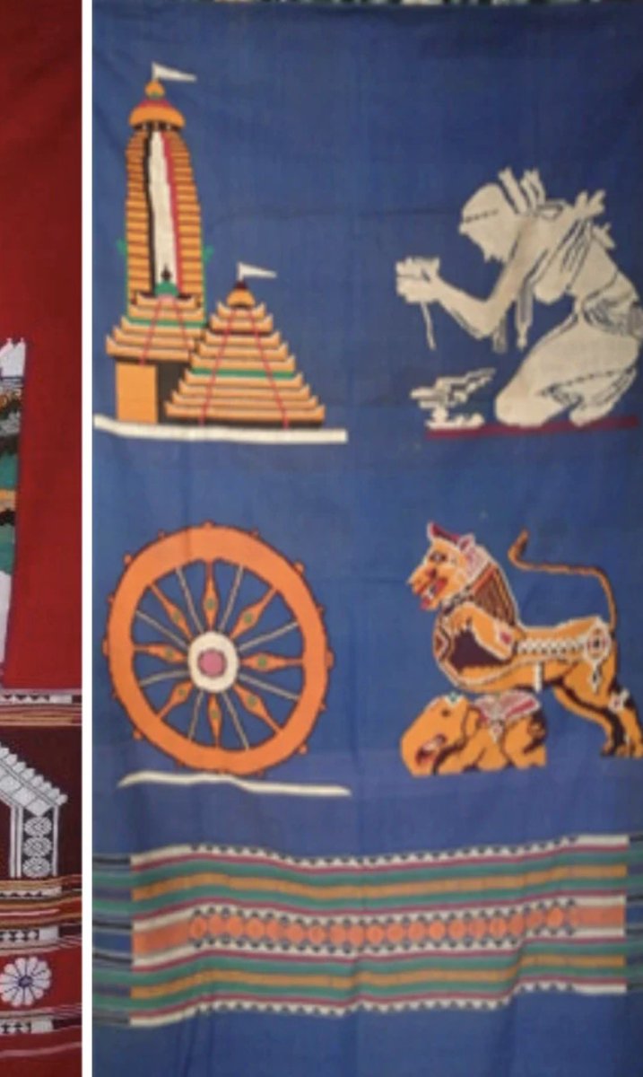 manas_muduli's tweet photo. Odisha is home to 10 GI-tagged handloom products - a reflection of centuries of weaving excellence and cultural heritage. 

On this #NationalHandloomDay, let’s celebrate our weavers, preserve these living traditions, and proudly wear handloom.

1. Kotpad Handloom Fabric
2. Orissa Ikat(Odisha Ikat)
3. Sambalpuri Sarees & Fabrics
4. Bomkai Sarees and Fabrics
5. Khandua Sarees and Fabrics
6. Dhalapathar Parda and Fabrics
7. Habaspuri Sarees
8. Berhampur Patta (Phoda Kumbha)
9. Kapdaganda: Dongaria Kondh Embroidery Shawl
10. Gopalpur Tussar Fabrics