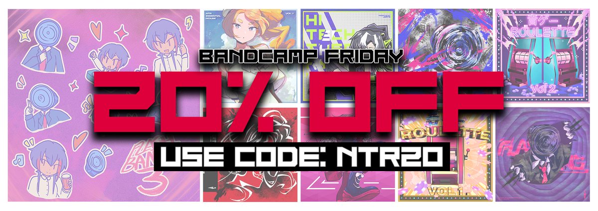 isntthatrecords's tweet photo. 🎉  Happy Bandcamp Friday!!! 🎉 

You can use discount code: "ntr20"
for 20% off any of our releases!

This is the first time our newest album "FlashBang 3" is available for a discounted price. We hope you'll check it out! https://t.co/BoVo1Kb3zr