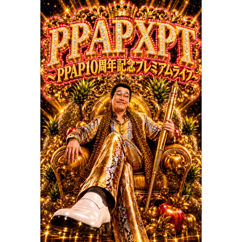 ✨#ピコ太郎✨ 感謝の気持ちを込めて「#PPAP X PT ～PPAP10周年