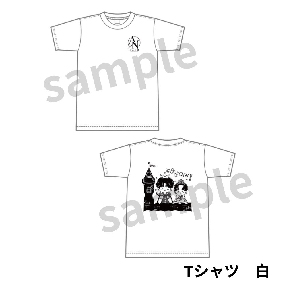 neoagaland's tweet photo. #ねおあがランド vol.1

 【グッズ事前販売のご案内】
本日22:00〜販売開始です！
https://t.co/kdQkxZvU4G
・フェイスタオル
・Tシャツ
・ソロチェキ
・ねおあがチェキ

Tシャツには、吉田知央さんが2人の為に描き下ろしてくれたイラストを使用しております！
ぜひ記念にお求めください！ https://t.co/ZIc0Xv3vnl