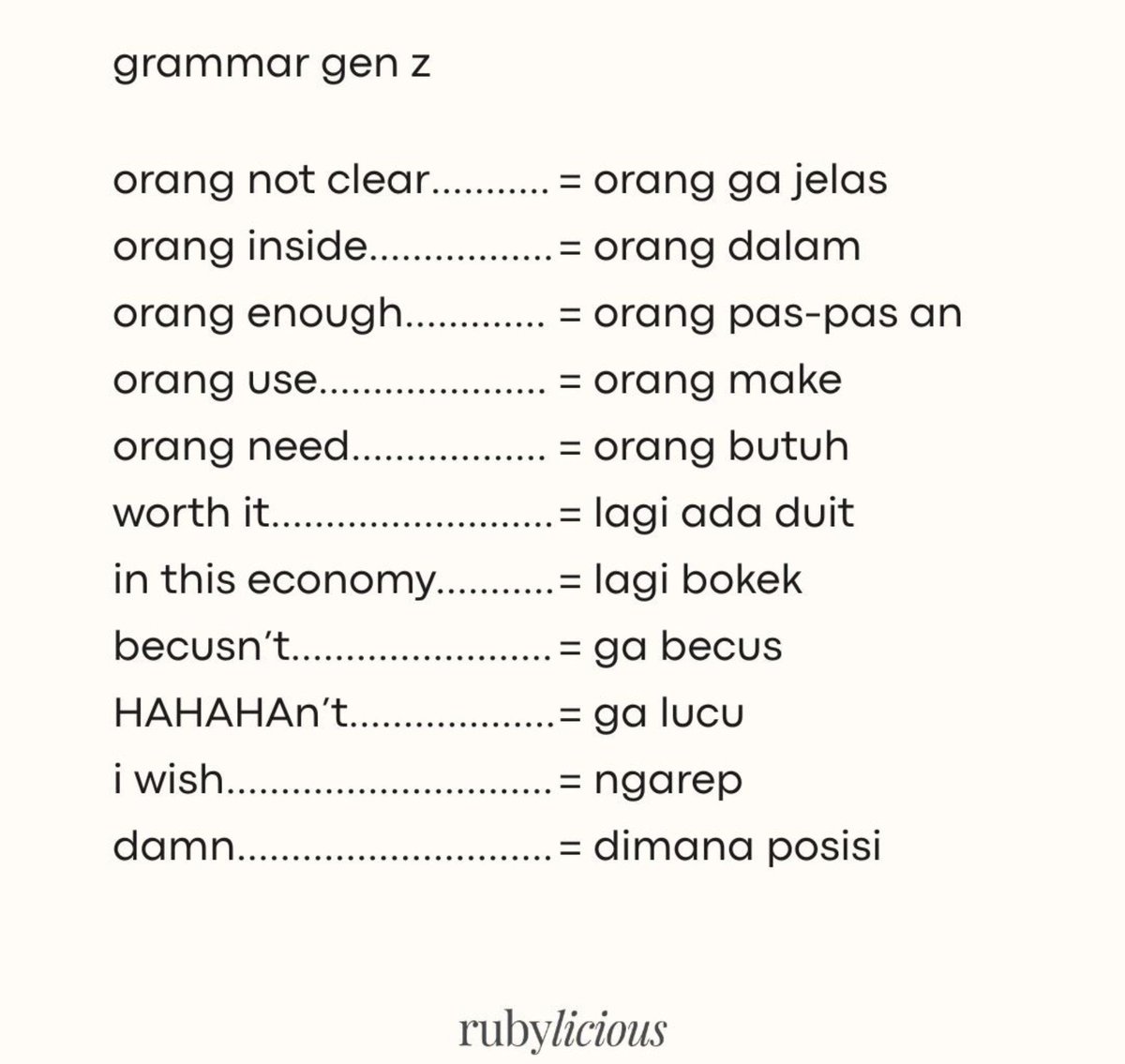 bingungtrs_'s tweet photo. gen z berhasil ngacak ngacak bahas inggris 😭😭 https://t.co/gXTHiSBr8o