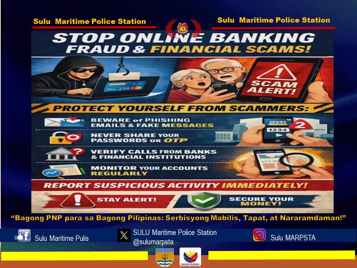 sulumarpsta's tweet photo. #BagongPNPparasaBagongPilipinasSerbisyongMabilisTapatatNararamdaman
#ByLandAndSeaWeOvercome
#ToServeandProtect https://t.co/bm4oXL8SFy