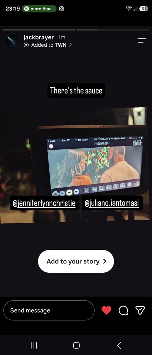 jlynnchristie's tweet photo. Free fireworks but at what cost 
Hahahahha

#funnight #actors #onset https://t.co/j35d37doQJ
