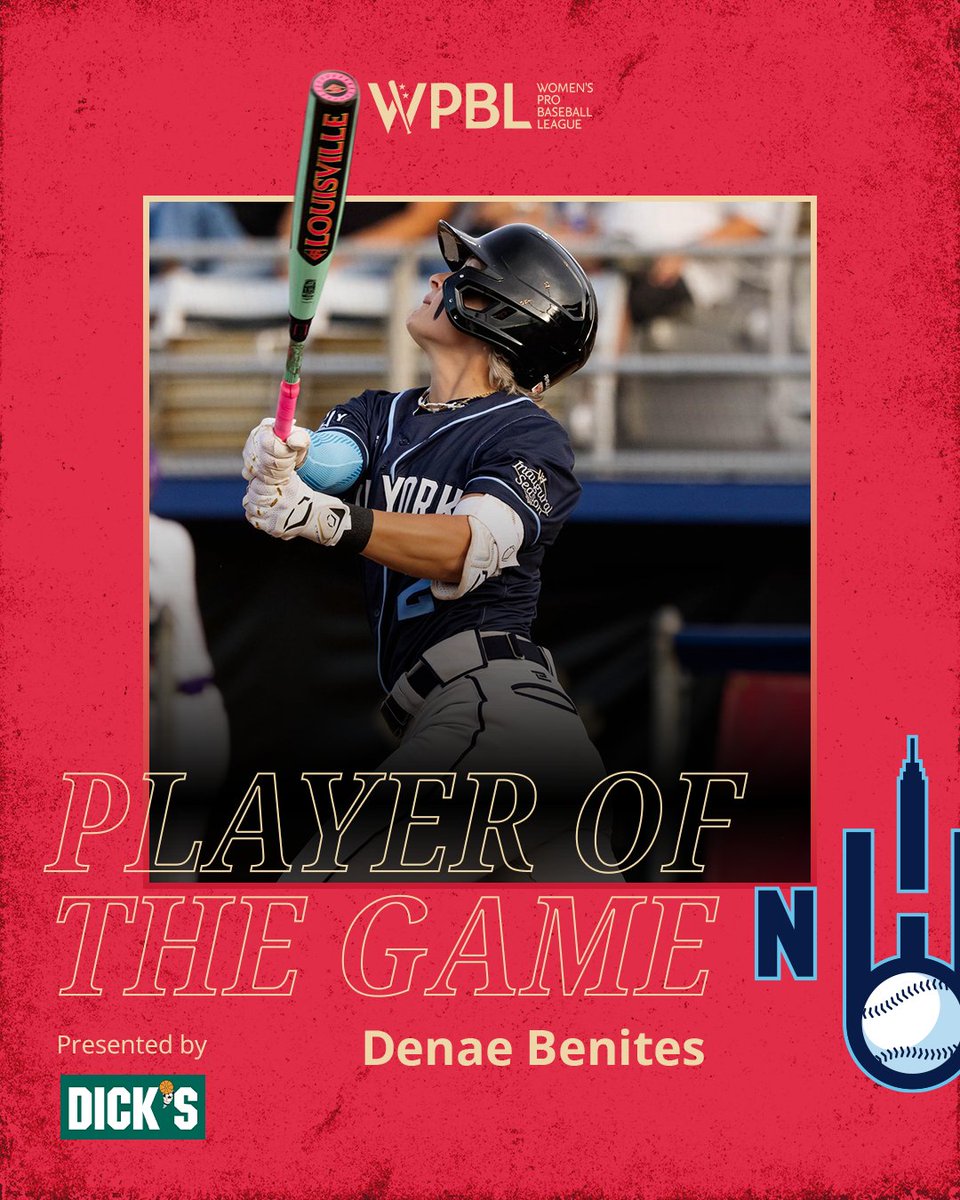 wpbl_official's tweet photo. 2 days, 2 games, 2 home runs. @denaebenites2 is your Player of the Game. 👏 https://t.co/CL0RUH3Lsn