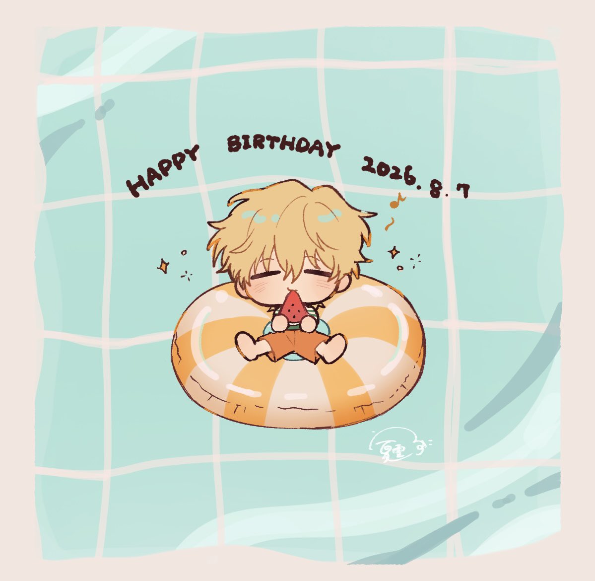 uzu_n0's tweet photo. ナツキくんの誕生日！！
おめでとうございます👼💛
 #石橋ナツキ生誕祭 
 #石橋ナツキ生誕祭2026 https://t.co/By3ILfEE1c