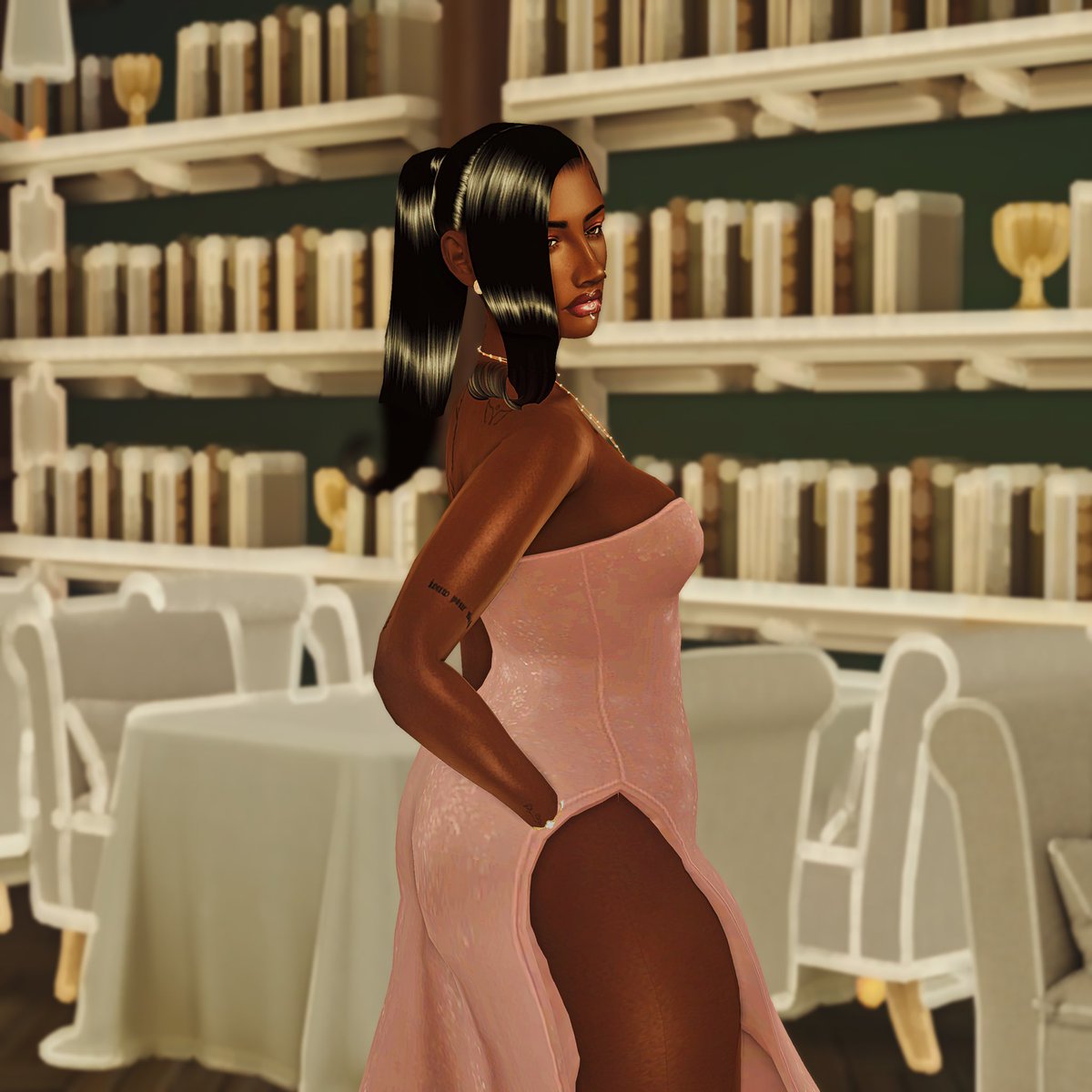 yourstrulysims's tweet photo. Eshé Okeke 🤎 I’m almost done with everything to finally play with her. https://t.co/X3Cvaqq5it