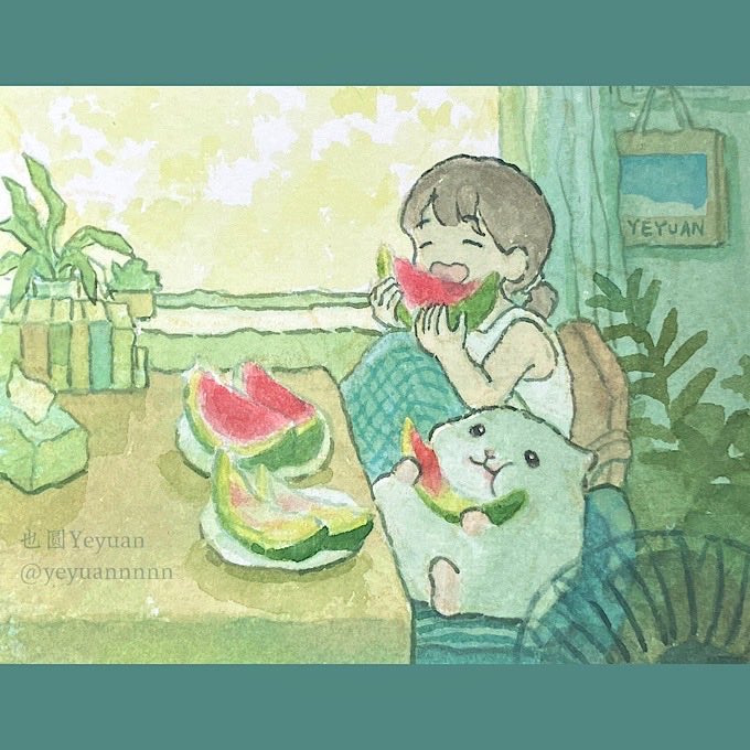 yeyuannnnn's tweet photo. 夏

#仓鼠崽崽的日常 #hamsterzaizai https://t.co/gOYUoNvJ0F
