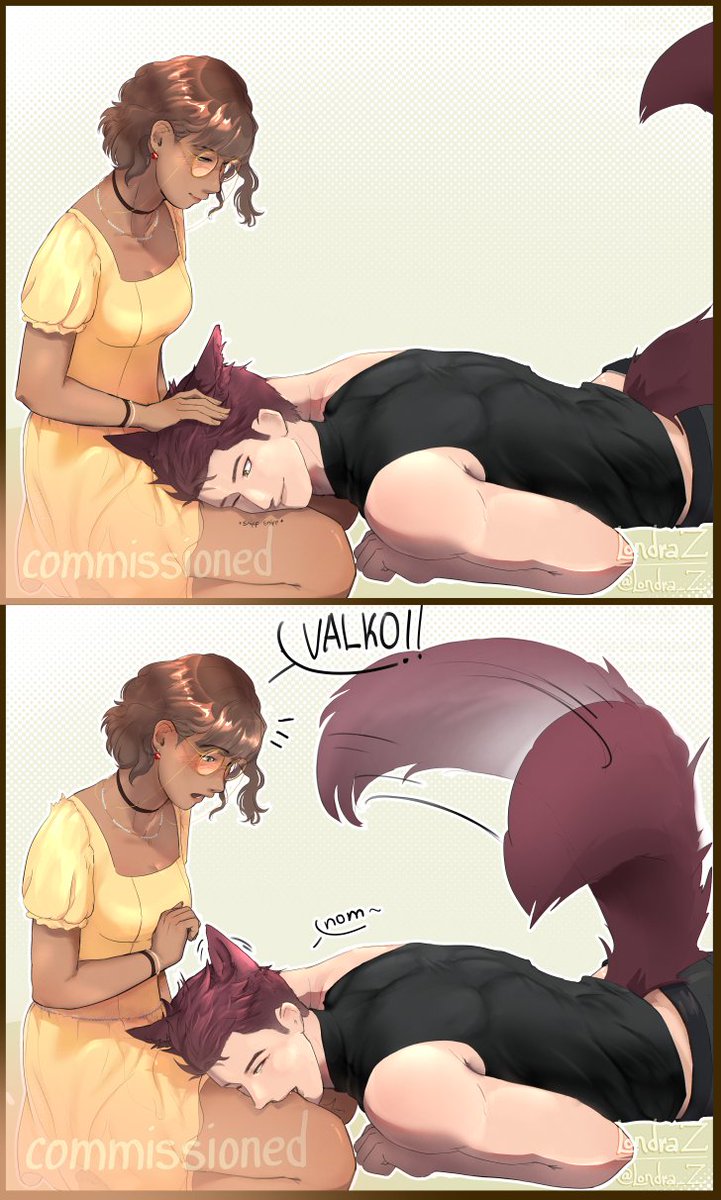 LondraZ_art's tweet photo. My finished Second Valko Bite! (though if you are interested I'll leave my Comm link in the comments) 

This one is for @xiusweets really thank you so much!!!
🌼♥

 #YCH #BringBackValko #ValkoIsLoved https://t.co/JRaw3wXozJ