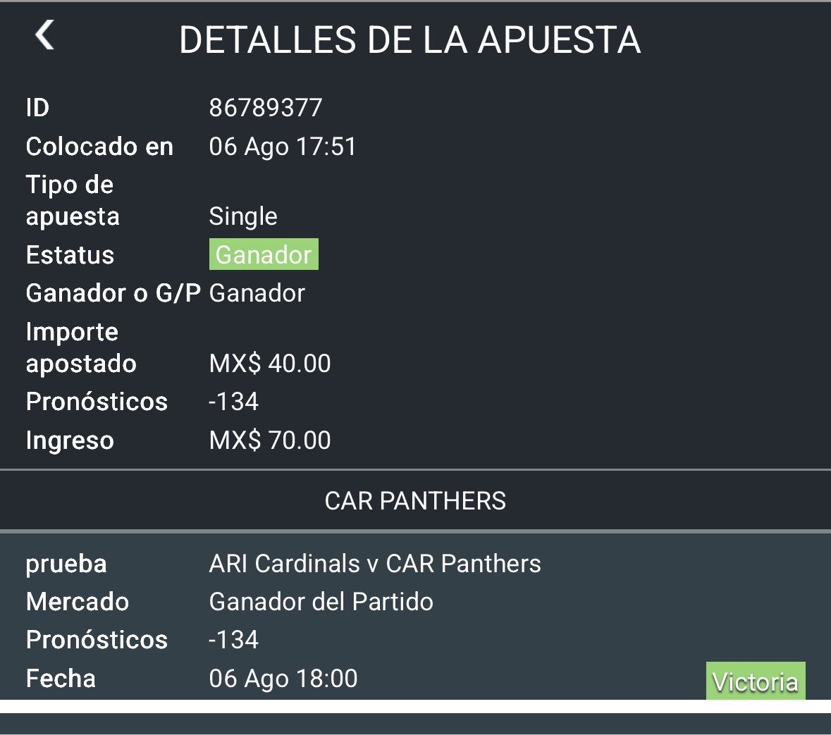 FuriaNFL's tweet photo. 🔥💵 ¡Y se cantó victoria también en las apuestas!
Amos juntando para las caguamas jajajaja, ticket verde ✅.
No solo hubo show en Canton, también hubo cash en la bolsa. Ganar es ganar (aunque sea poquito😅)
#FuriaNFL #HOFGame #BettingPicks #Apuesta #Freepicks https://t.co/Fb6sohnYfd