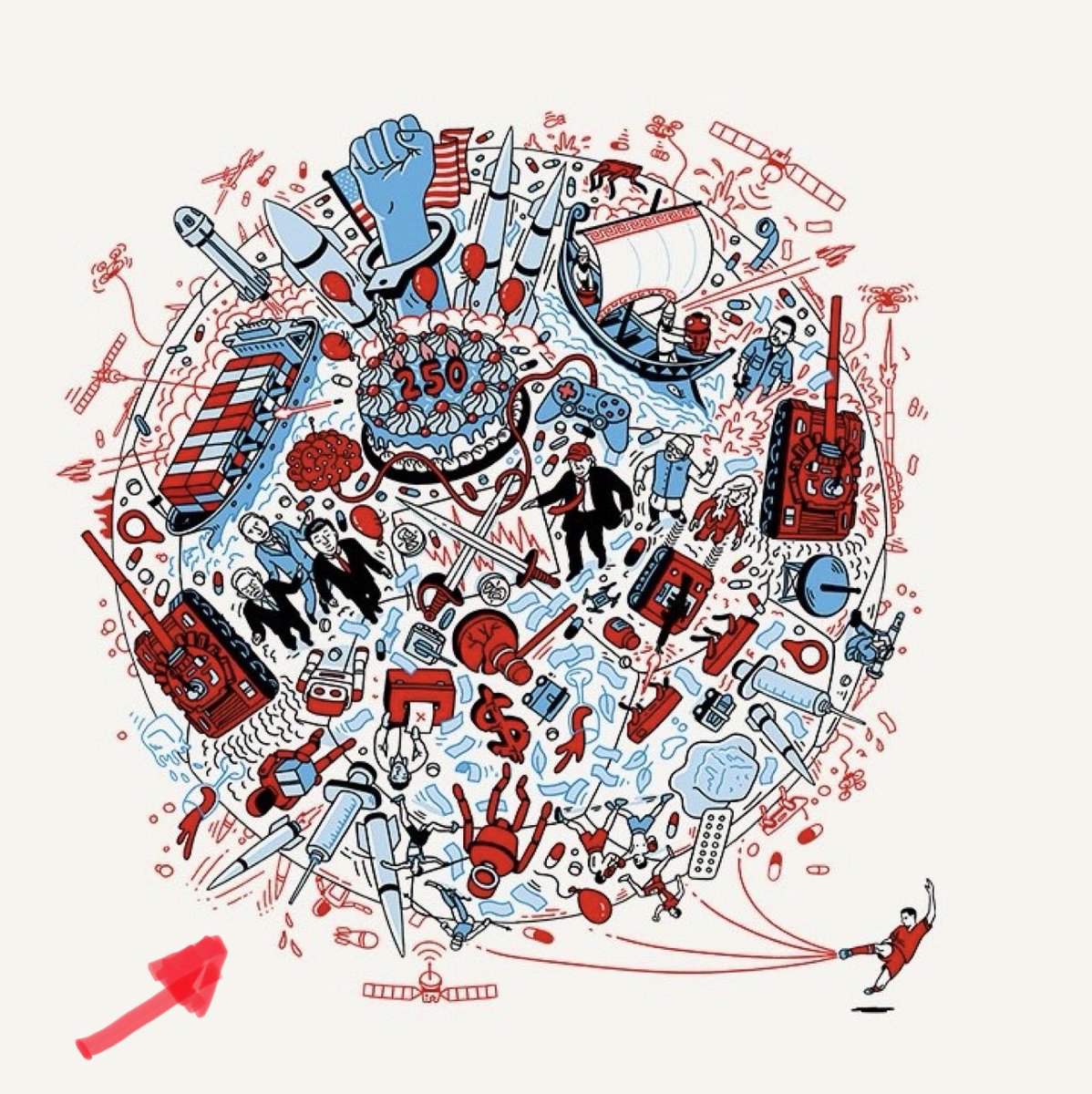 adrifadi's tweet photo. @HealthRanger 📌The new mRNA flu vaccine was predicted, it’s supposed to happen right after The Soccer World Cup ⚽️ 
👉 On @TheEconomist magazine’s cover https://t.co/fb5U54NfxT