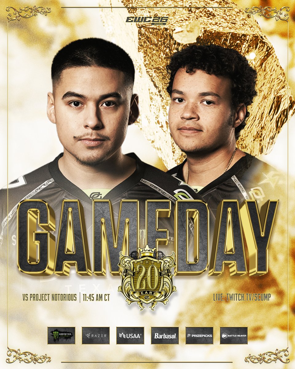 OpTic's tweet photo. DAY 3 OF EWC. #GreenWall

11:45am CT vs Project Notorious https://t.co/miQpNiYLm1