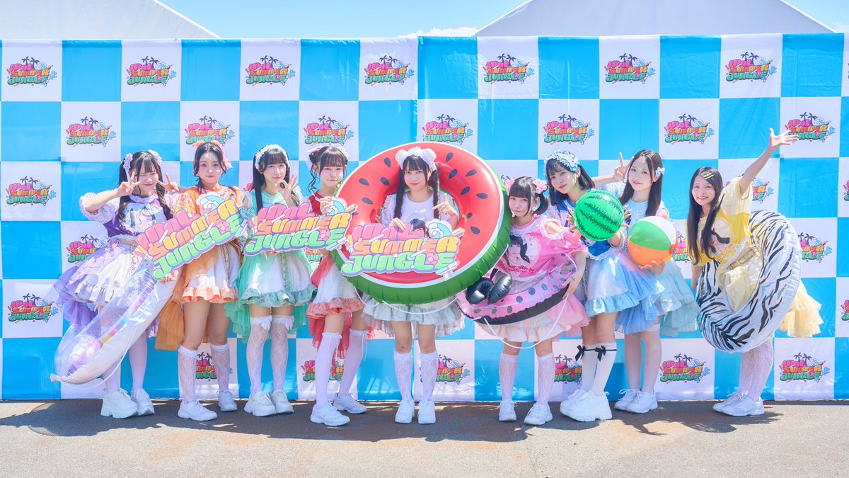 samajan_idol's tweet photo. 【 IDOL SUMMER JUNGLE 2026 DAY1 】

TIGER STAGE🐯
ご出演ありがとうございました！❤︎

STAiNYさん @STAiNY_official 
こみっきゅおん！さん @comiqon 
パラディークさん  @para_deeq 
アキシブprojectさん  @AkishibuProject 

#サマジャン2026 https://t.co/GGe5WLwErJ