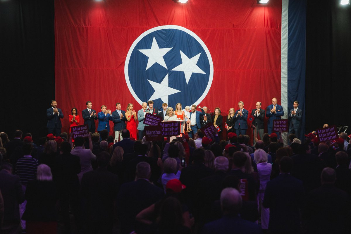 VoteMarsha's tweet photo. What a night. Thank you, Tennessee. https://t.co/Vdy4dDD68A