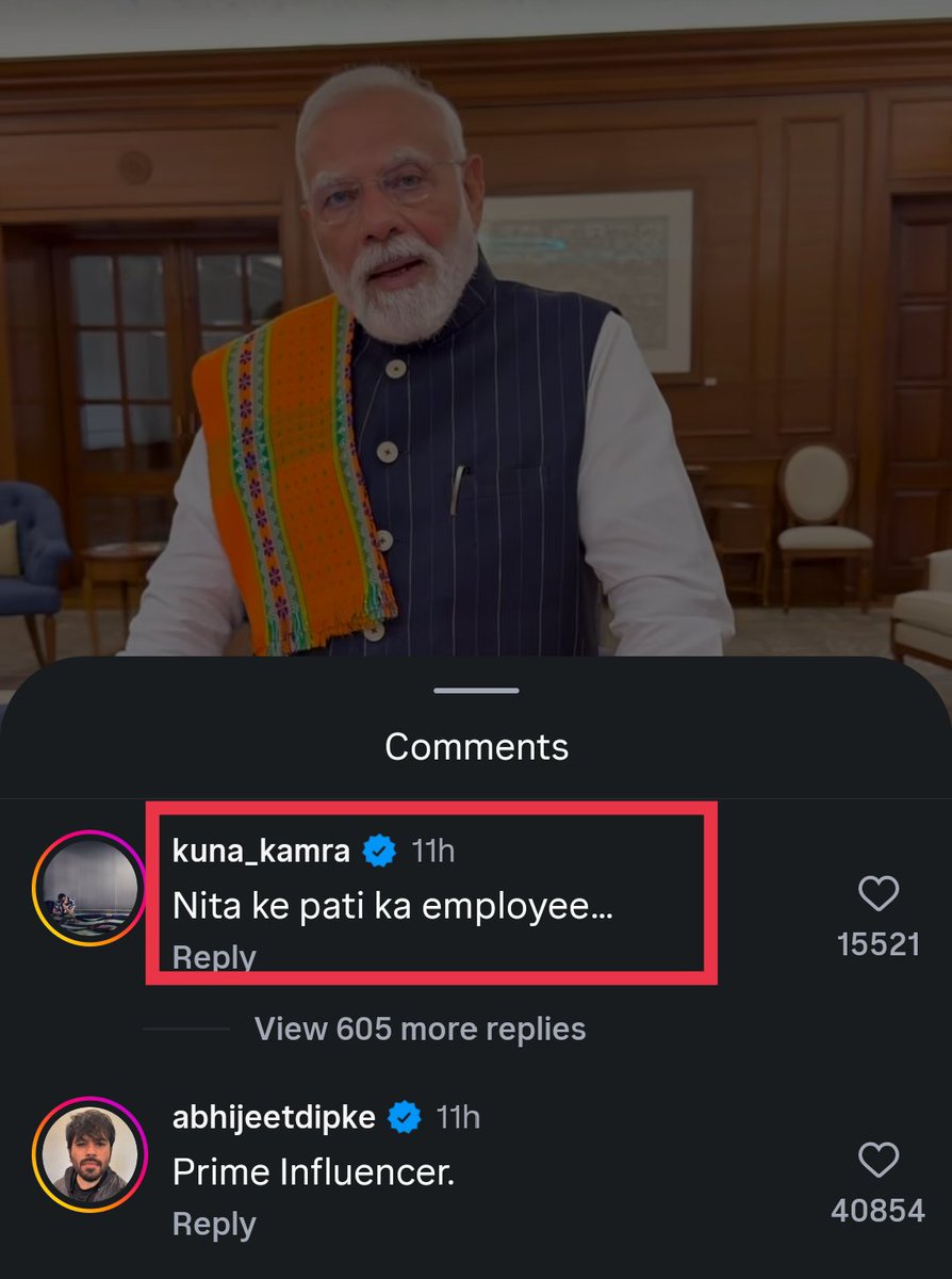 Riteshk95050394's tweet photo. Kunal Kamra didn't hesitate. 🔥😂 https://t.co/lVbRRMOi50