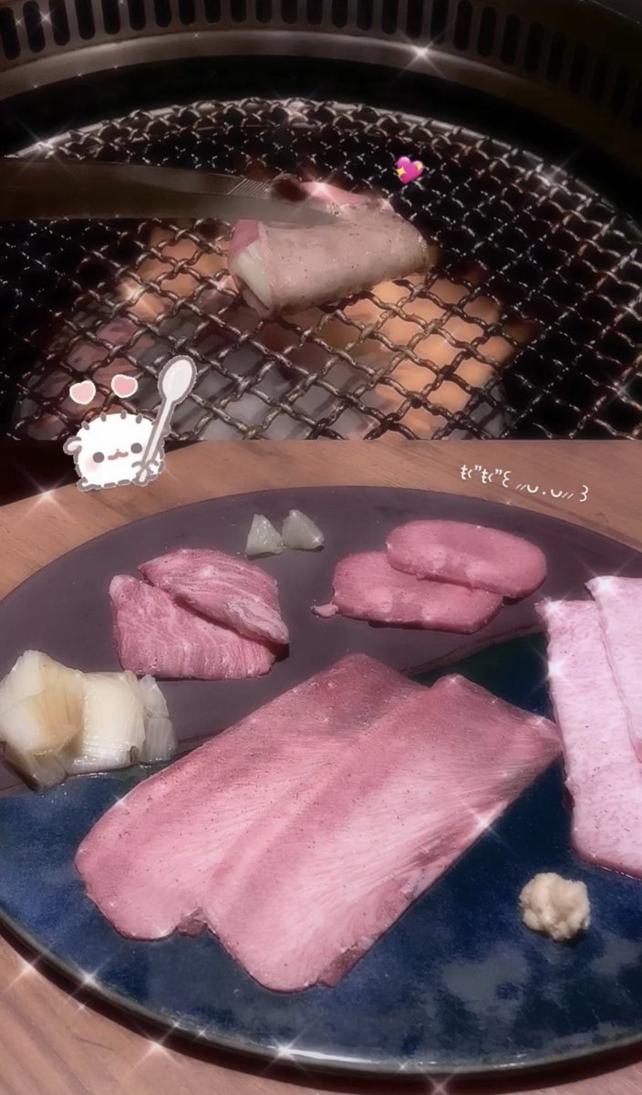 M3tkb's tweet photo. お昼は焼き肉🥩💕 https://t.co/f9AZewqBHz