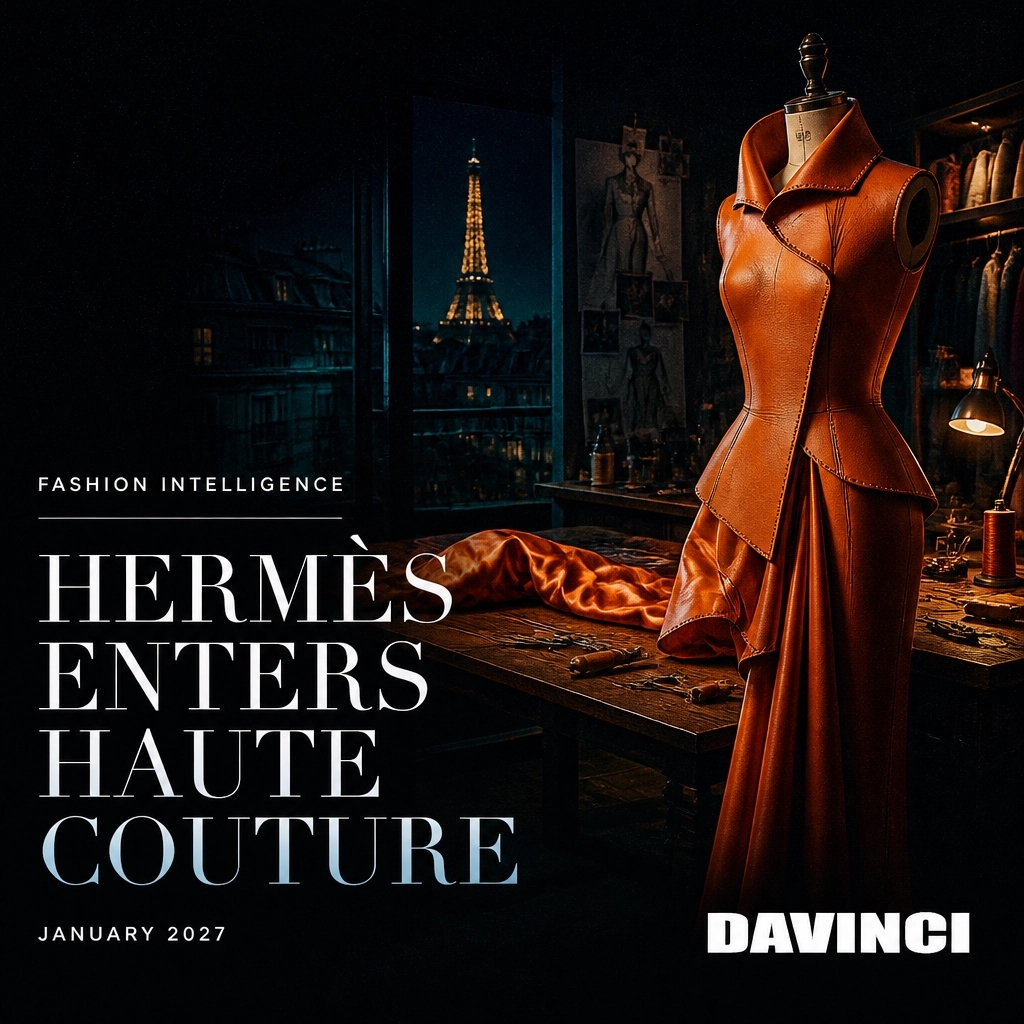 davincimag's tweet photo. 1/ Hermès has never done haute couture. In 187 years. That changes January 2027. A thread on what this means for the luxury hierarchy. 🧵 https://t.co/7sAWlB8uU3