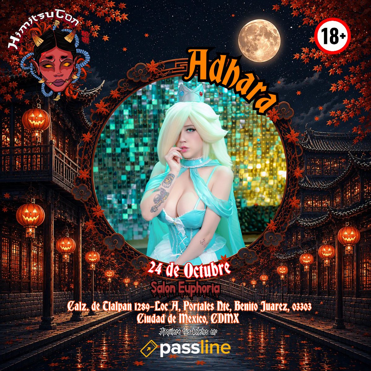 ConHimitsu6499's tweet photo. @lamascaposoiiyo nos acompaña en esta edición de halloween 🎃🧡 
Boletos ⬇️⬇️⬇️⬇️
https://t.co/PBP9g5gEt7 https://t.co/UP07NZ6Vr1